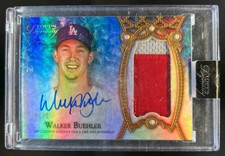 2022 Topps Dynasty Walker Buehler Auto Patch Design #DAP-WB1 #09/10 Dodgers