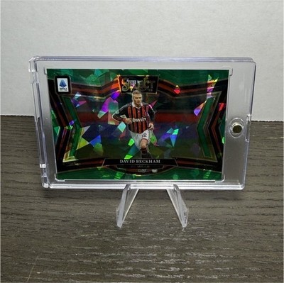 2024-25 Panini Select Serie A David Beckham Green Prizm #240 AC Milan