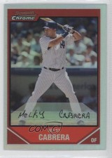 2007 Bowman Chrome Refractor Melky Cabrera #7 zd7