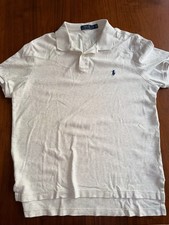 Polo by Ralph Lauren Men's Soft Cotton SS Polo in Heathered Cream - Size XL