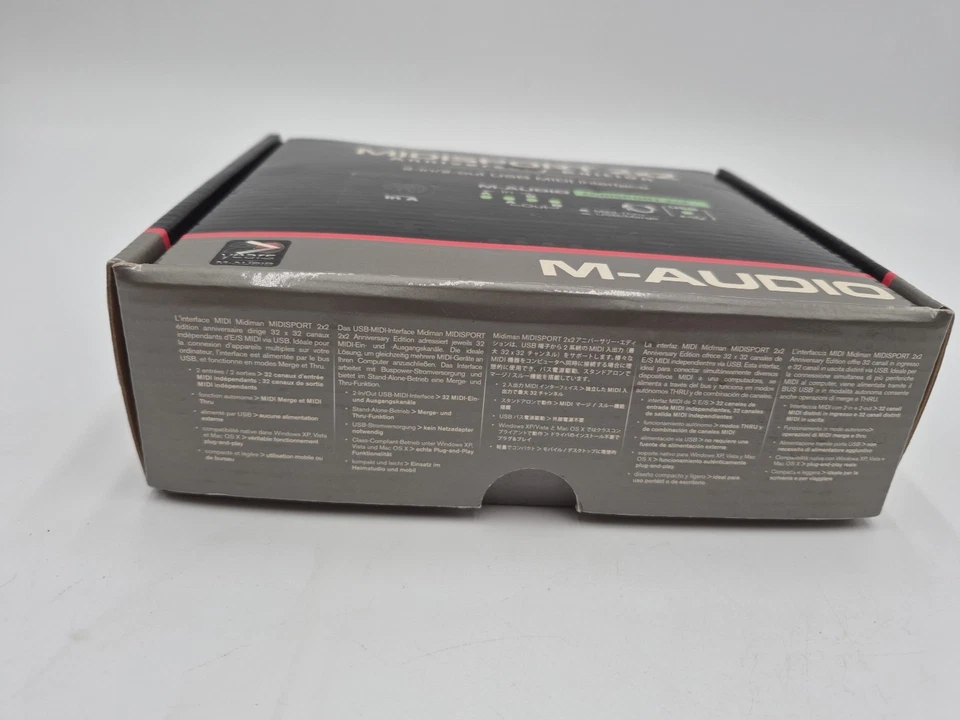 M-AUDIO MIDISPORT 2x2/Midiman Anniversary Edition NEW - Image 4 of 4