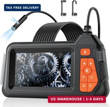 Endoscope Camera with Light: 4.3" 1080P HD Dual-Lens Inspection Borescope Camera