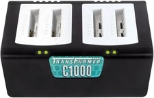 4 Bay Battery Charger for Vocera 230-06300 Battery C1000 Communications Badge
