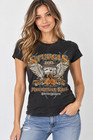 Sturgis 2018 78th Motorcycle Rally Small Black Graphic T Shirt Delta Ringspun