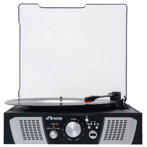 Victor Lakeshore 5-in-1 Hybrid Bluetooth Turntable System with 3-Speed Turntable - Picture 11 of 17
