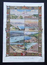 Vintage Print: King George VI Coronation: Capital Cities of the Empire (2), 1937