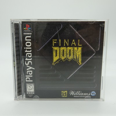 Final Doom (Sony PlayStatioN, 1996) Complete Black Label w/ Registration *TESTED