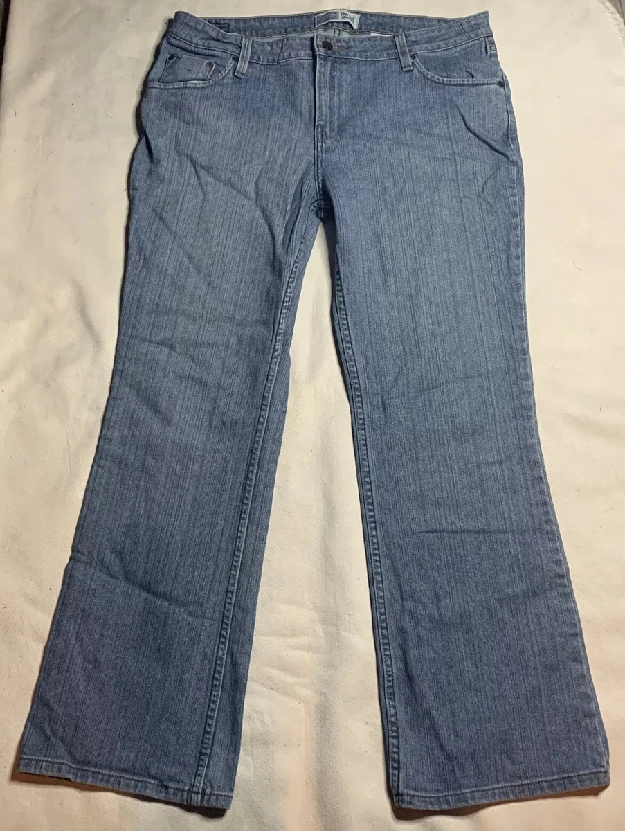 Levi Strauss Signature Jeans Women s Low Rise Bootcut Misses 16 Medium