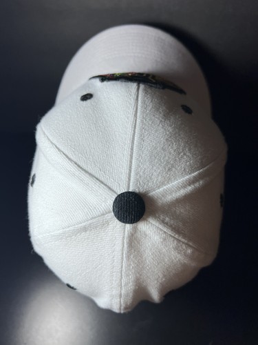 NHL Chicago Blackhawks White Fitted Ice Hockey Cap Hat Original Zephyr Small - Picture 6 of 9