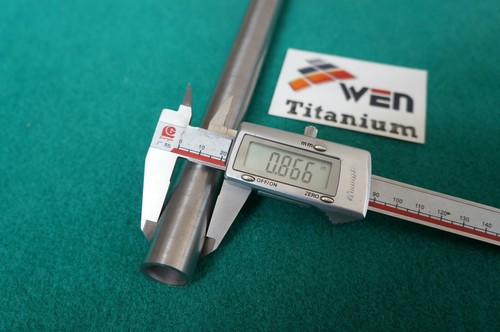 Tubo redondo sin costuras de titanio grado 9 (0,866"" x 0,086"" x 20"") de 3al-2,5 V - Imagen 3 de 4