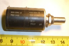 Doppel Präzision  10 Gang Poti Potentiometer Spectrol 1 K Ohm  , 100 K Ohm /LF 3