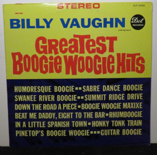 BILLY VAUGHN GREATEST BOOGIE WOOGIE HITS (VG+) DLP-25558 LP VINYL RECORD - Picture 1 of 4