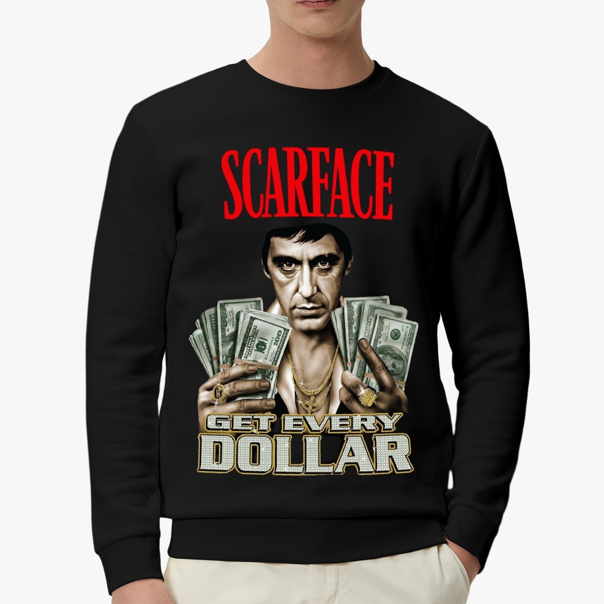 Scarface Tony Montana Unisex Crew Sweater | eBay