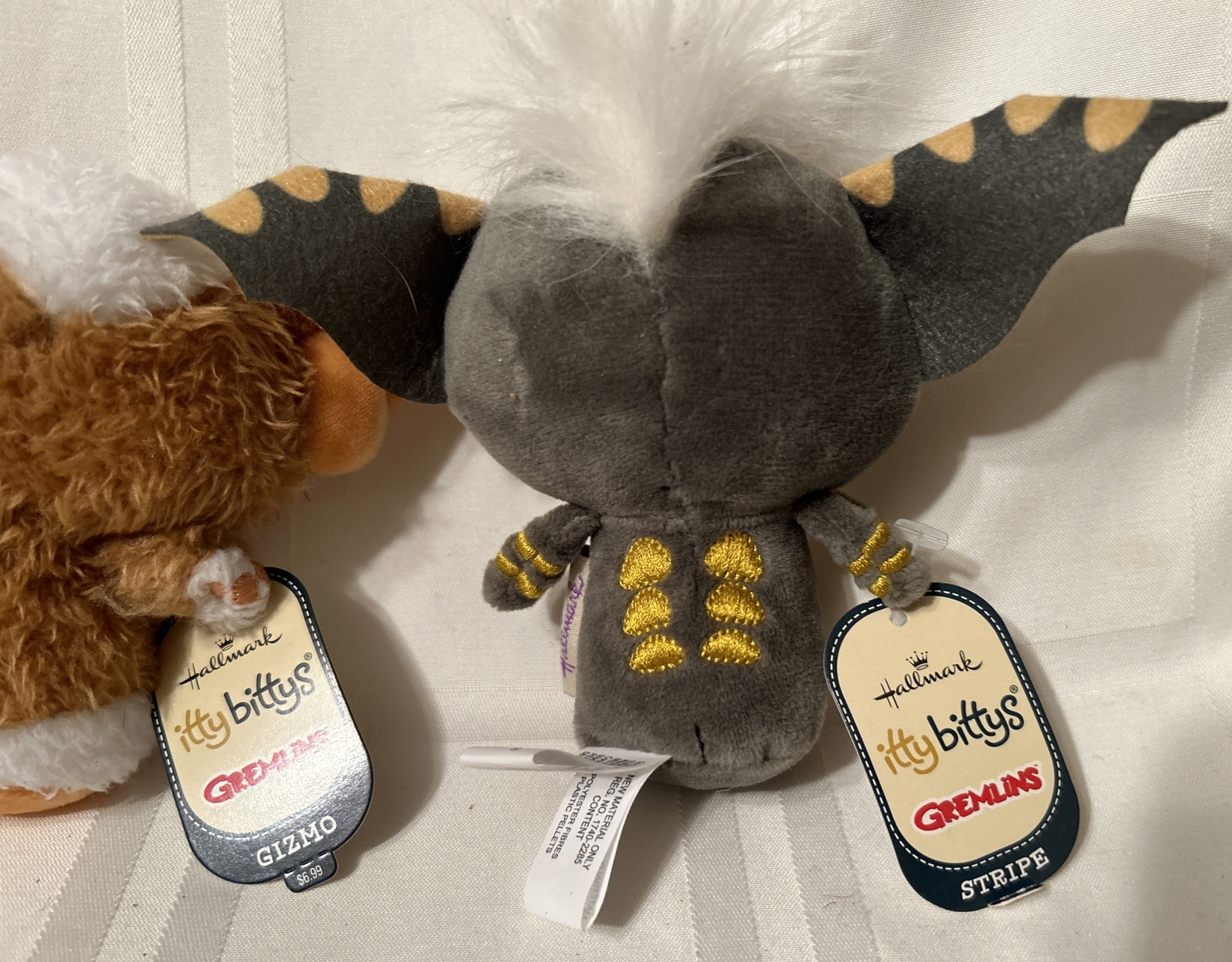 NWT Hallmark Itty Bittys GREMLINS “Stripe” & “Gizmo” Plush Stuffed