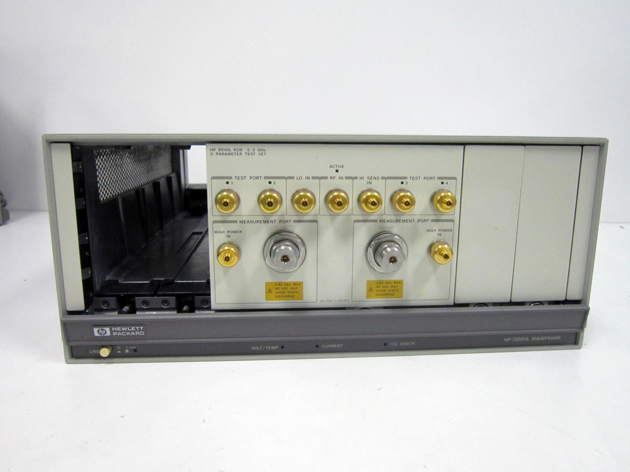HP 85110L 2 GHZ PULSED RF S-PARAMETER 70001A TEST SET WITH OPTION K08 ~ AGILENT