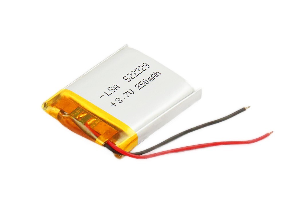 LiPo Battery 3.7V 250mAh 29x22x5Mm Lithium-Polymer