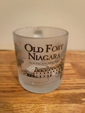 Vintage Collector's Souvenir Frosted Mug From Old Fort Niagara Youngstown NY