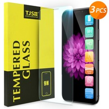 3Pcs iPhone 15 14 13 12 11/Pro/Max/XR/X 8 7 Plus Tempered Glass Screen Protector