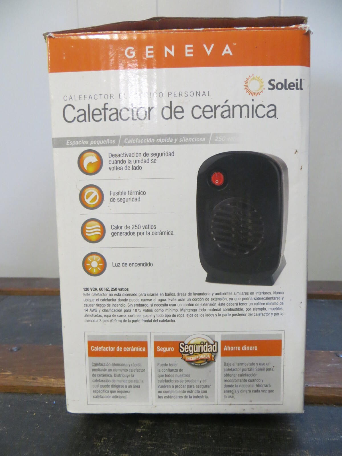 NIB Soleil Geneva MH-01 250W Personal Ceramic Heater New Old Stock - Senat  Akademik Universitas Brawijaya