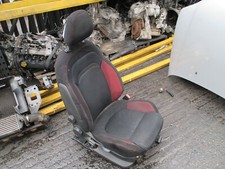 FIAT BRAVO MK2 2009 OSF DRIVER SIDE FRONT COMPLETE SEAT FABRIC RED