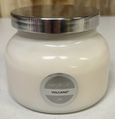 Capri Blue Scented Candle 19 Oz - Volcano - White 617018640366 Fragrance Candle