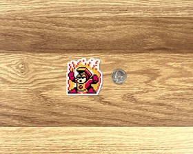 Mega Man II 2 Stickers Nintendo NES Pixel Art 34 Sticker Pack