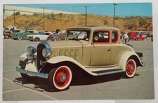 Antique Car 1932 Buick Coupe Auto Vintage Postcard