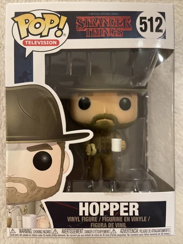 Funko Pop! Television Netflix Stranger Things - Hopper #512 W/protector