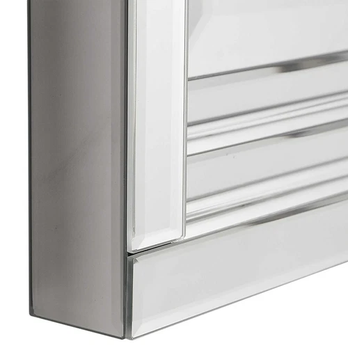 Alanna Wall Vanity Bathroom Mirror Stepped Beveled Edges ~ Uttermost 08027  - Picture 5 of 7