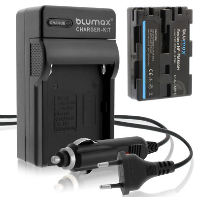 1x Akku + Lader für Sony FM500H DSLR-Alpha 580 850 900 SLT-A58  99 1400 mAh