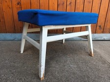 60s Vintage Seat Stool Stool Retro Ladder Stool Pouffe Space Age 70s