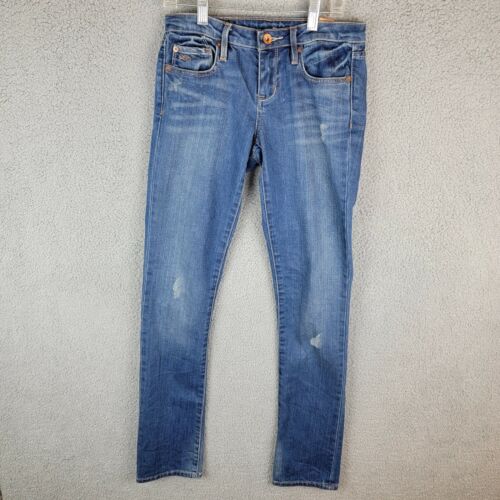 Womens QSD QUIKSILVER straight Shipley JEANS 0/24 Low Rise