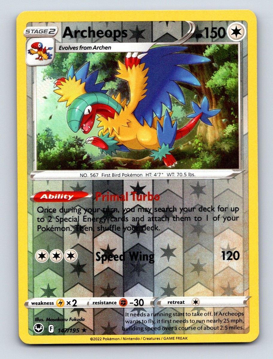 Stage 2 Archeops HP 150 Primal Turbo Speed Wing Rarity Colorful | eBay