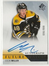 2015 2015-16 SP Authentic Future Watch Auto Rookie #274 Colin Miller 696/999