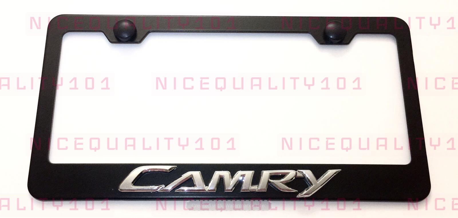 3D Stainless Steel Camry License Plate Frame Rust Resistant