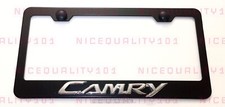 3d Camry Stainless Steel Finished License Plate Frame Rust Free