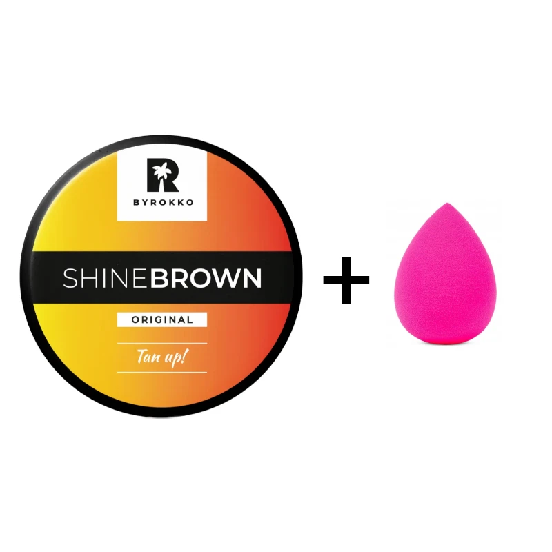 ByRokko Shine Brown 210ml Krem do Opalania Balsam Solarium Nowy! 01/2026