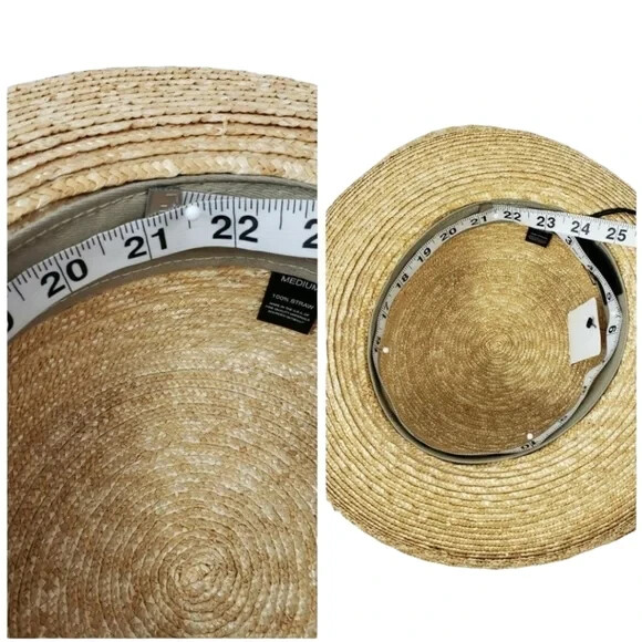 Janessa Leone Robin Straw Hat. Size Medium. | eBay display picture 2