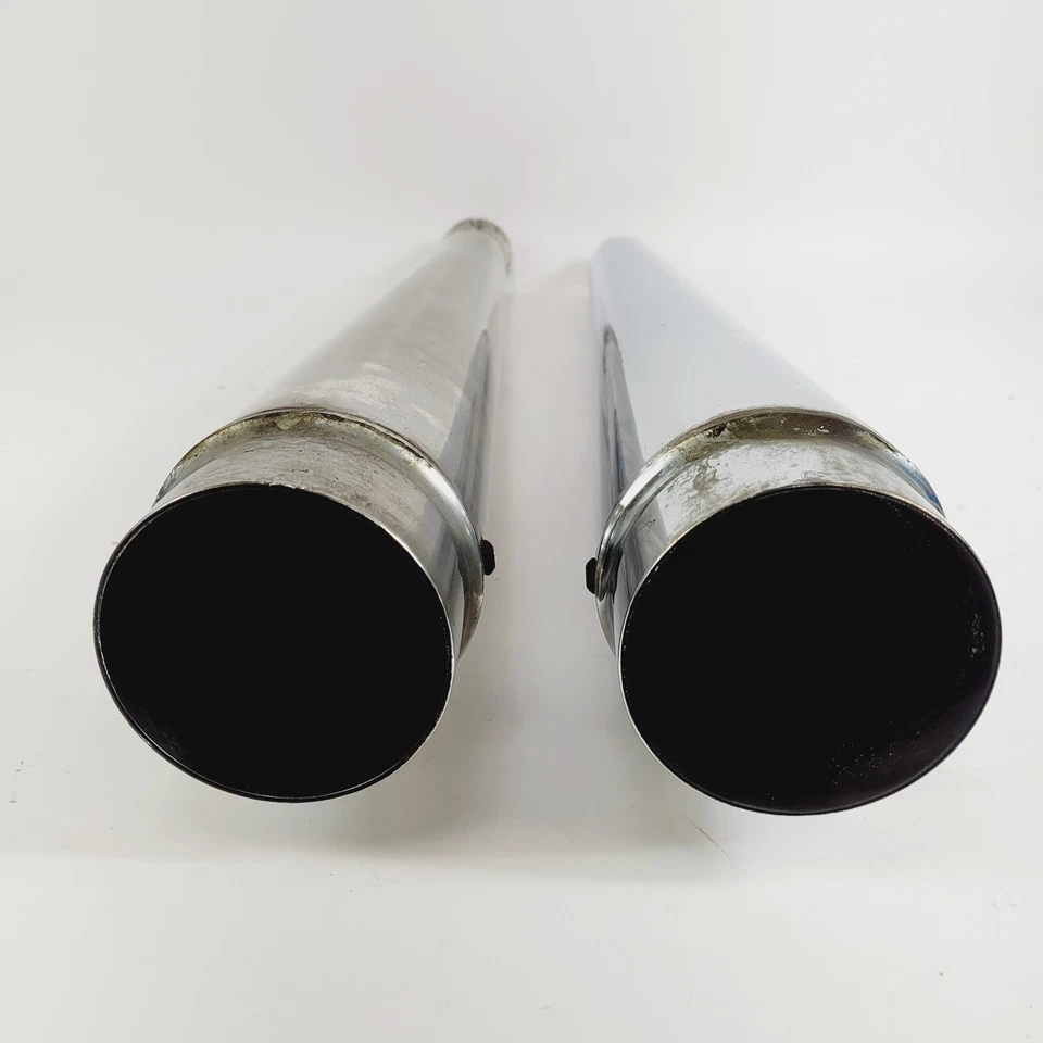 DNA Harley-Davidson 17-23 Touring Cromo 4" Megáfono Silenciadores Escape Foto 4 de 4