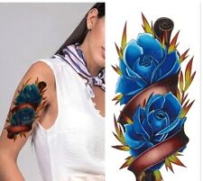 Temporary Tattoo Flowers Butterflies 10 Styles Your Choice Colorful