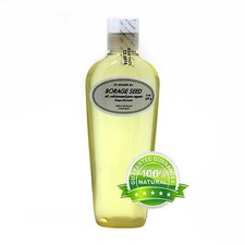 8 Oz Borage Seed Oil Premium 100 Pure Organic Cold Pressed GLA 20 Uncut