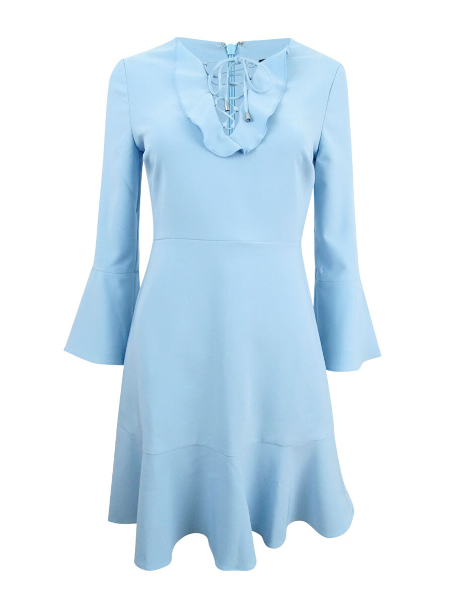 Mini Bell Sleeves Daytime Party Dress 