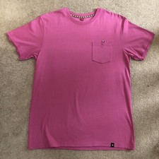 Joe Browns Men's Pink Short Sleeve Summer Pocket T-Shirt Tee Size Medium VGC