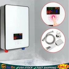 4500W 110V Whole House Electric Tankless Instant Water Heater with Shower Head