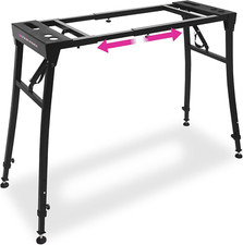 Collapsible Piano Keyboard Stand - Adjustable and Portable Heavy Duty Music Stan