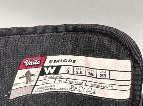 Vans Emigre Women's 6 Snowboard Boots - Picture 5 of 8