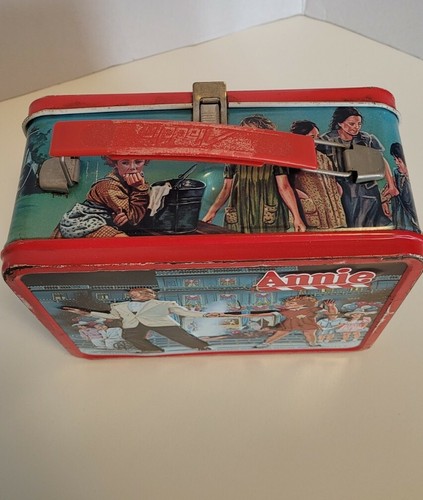 Vintage 1981 Aladdin Little Orphan Annie Lunchbox Metal Tin Lunch - Picture 3 of 12