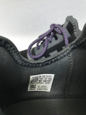Adidas NMD R1 Black Active Purple Sneakers size EU38 2/3 UK5.5 | eBay