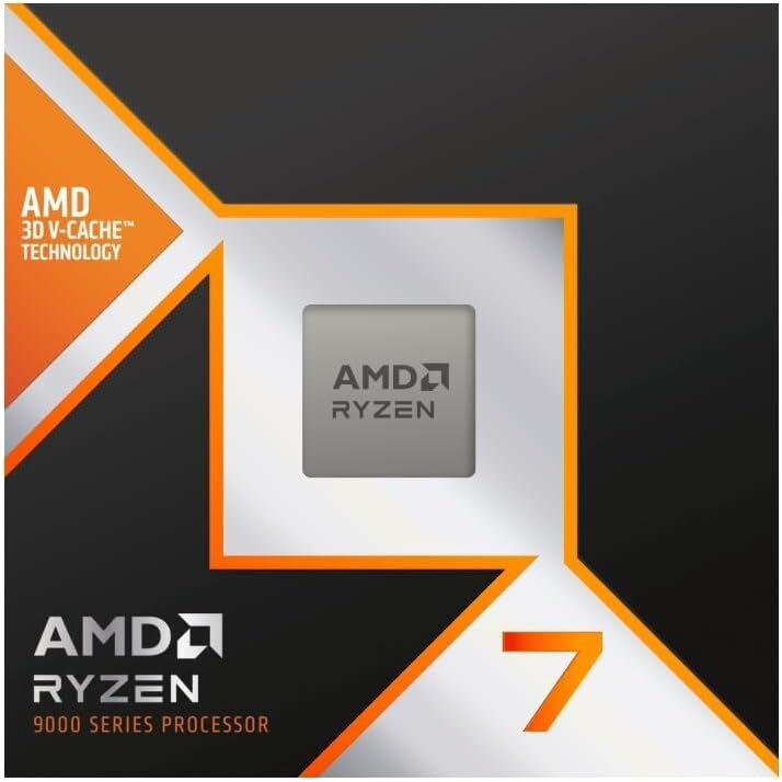 AMD Ryzen 7 9800X3D Processor (Zen 5) 8-Core 5.2GHz Desktop CPU