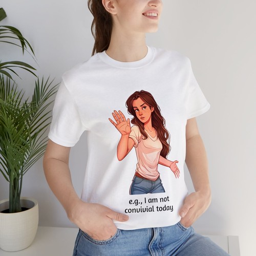 convivial Unisex Jersey Short Sleeve Tee - Bild 6 von 6